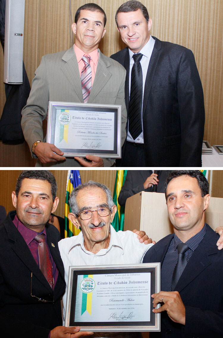 Entrega do Título de Cidadão Inhumense Entrega do Título de Cidadão Inhumense
