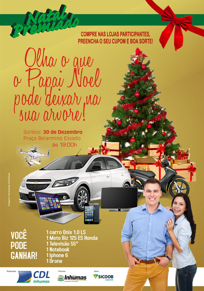 Natal Premiado CDL Inhumas 2015 Natal Premiado CDL Inhumas 2015