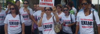 Professores de Inhumas promovem 2ª Manifestação pela Educação