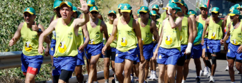 Recepção em Inhumas da XXI Maratona Ecológica