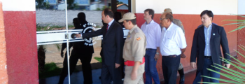 9ª CIBM de Inhumas recebe visita do Secretario de Segurança Publica do Estado de Goiás