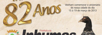 Confira a programação para a comemoração do Aniversário de Inhumas