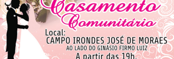 Promoção Social realizará o Casamento Comunitário.