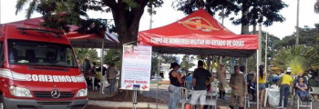 CAMPANHA DO CBMGO CADASTRA 356 DOADORES DE MEDULA ÓSSEA EM INHUMAS