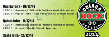 Programação do Goiaba Rock 2014