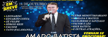 Artistas consagrados cantarão músicas do cantor Amado Batista