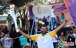 Aconteceu ontem dia 05 de maio, o revezamento da Tocha das Olimpiadas Rio 2016.