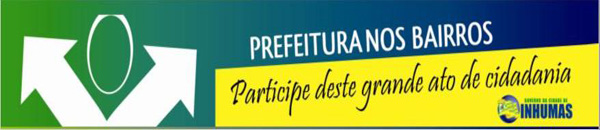 Convite: 5ª edição do Programa Prefeitura nos Bairros