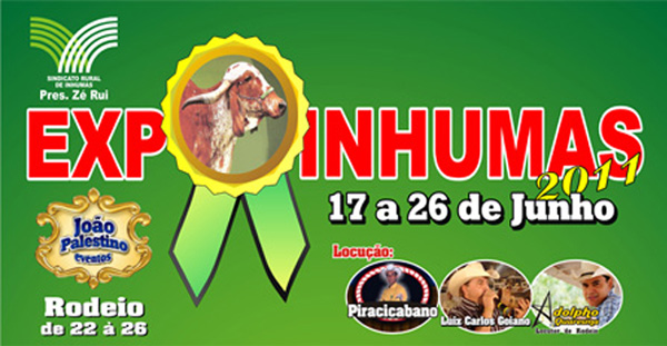 Inhumas abre Exposição Agropecuária nesta quarta Inhumas abre Exposição Agropecuária nesta quarta