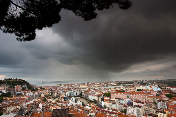 Previsão de chuva para todo o Estado