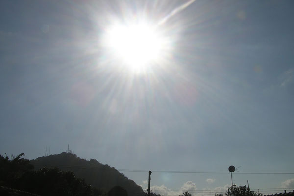 Temperatura elevada prolonga durante o fim de semana Temperatura elevada prolonga durante o fim de semana