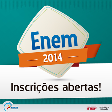 MEC abre as inscrições para o Enem 2014 MEC abre as inscrições para o Enem 2014