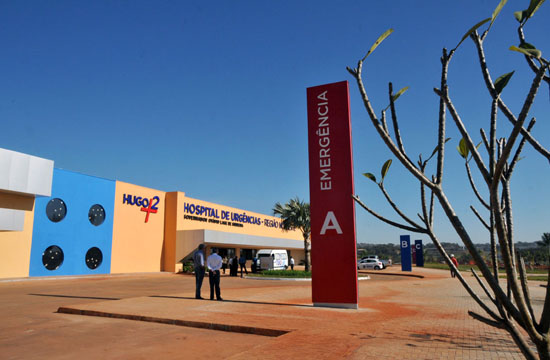 Governador Marconi Perillo prevê prazo de três meses para entrega do Hugo 2 Governador Marconi Perillo prevê prazo de três meses para entrega do Hugo 2