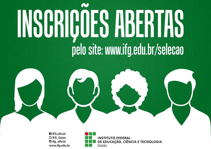 Vestibular para o IFG com inscrições abertas! Vestibular para o IFG com inscrições abertas!