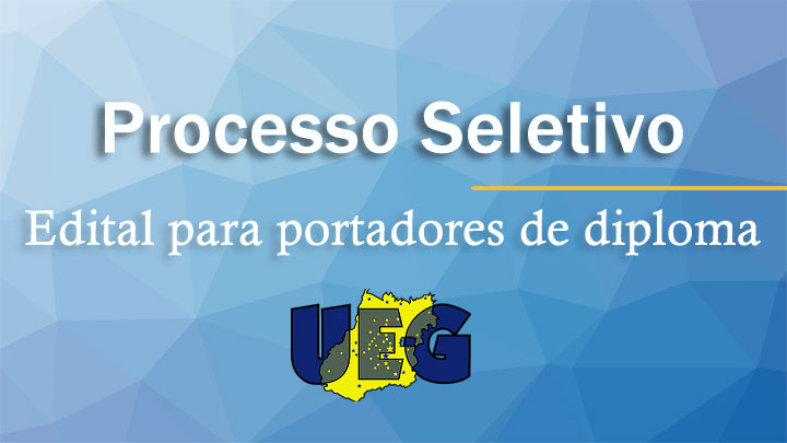 UEG abre inscrição para portadores de diploma UEG abre inscrição para portadores de diploma