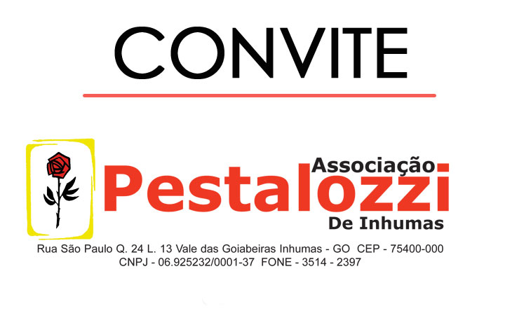 A Associação Pestalozzi organiza econtro e convida você! A Associação Pestalozzi organiza econtro e convida você!