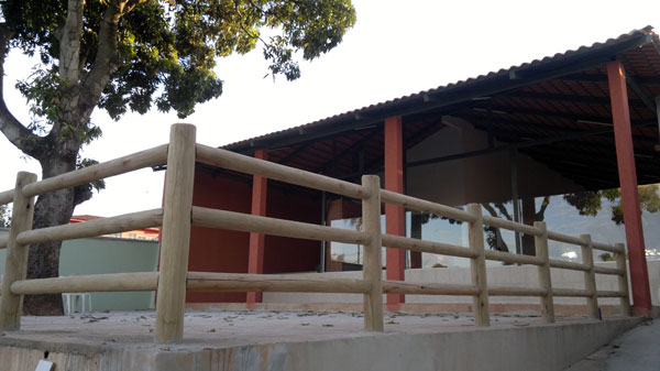 Área comum ao clube e ao restaurante