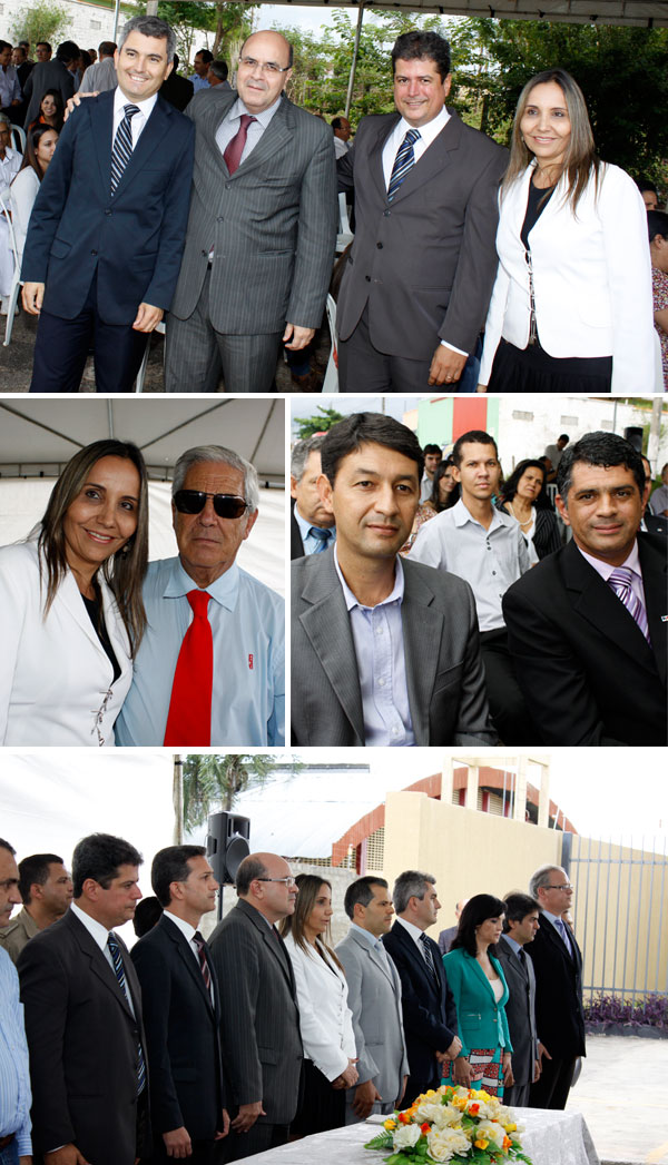 Autoridades na Inauguração do Ministério Público de Inhumas.